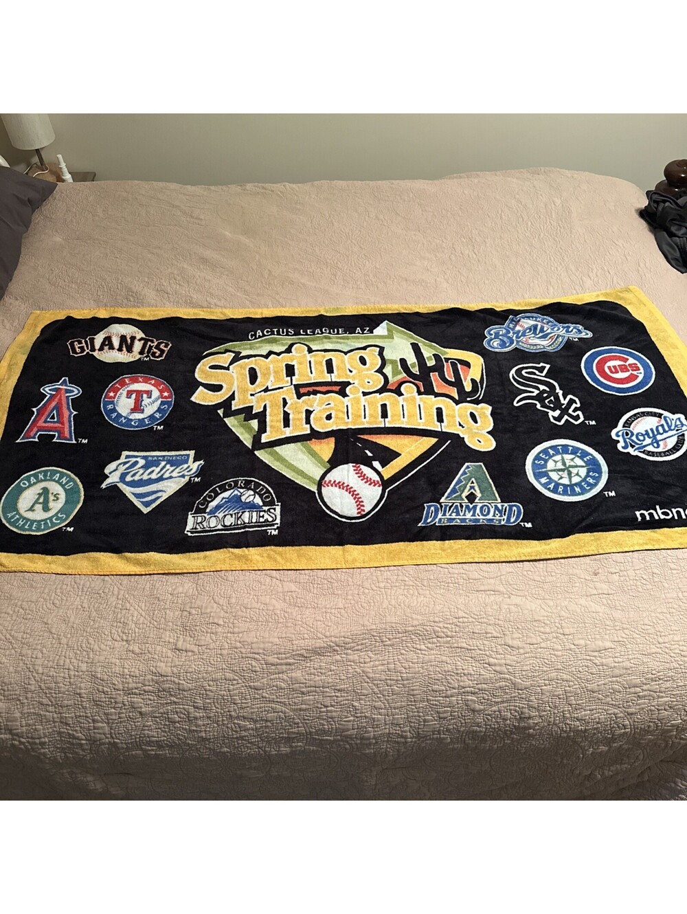 Major League Baseball Cactus League, AZ Spring Training Beach Towel 28 X 54 90's